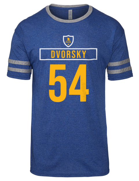 Away Jersey Dalibor Dvorsky Men's Tri-Blend T-Shirt | Swagsta