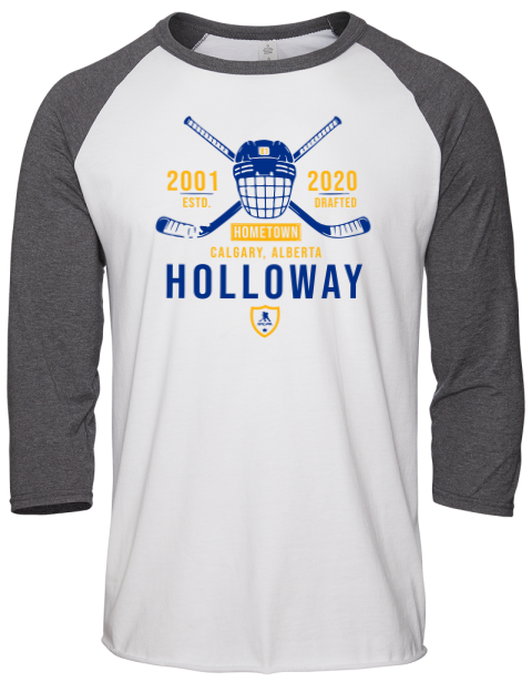 Classic Heritage Dylan Holloway Unisex Premium Three-Quarter Raglan T-Shirt | Swagsta