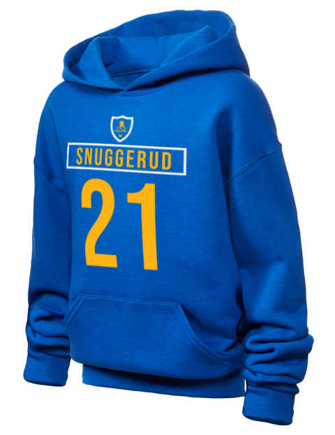 Away Jersey Jimmy Snuggerud Youth Hooded Sweatshirt | Swagsta