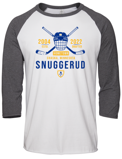 Classic Heritage Jimmy Snuggerud Unisex Premium Three-Quarter Raglan T-Shirt | Swagsta