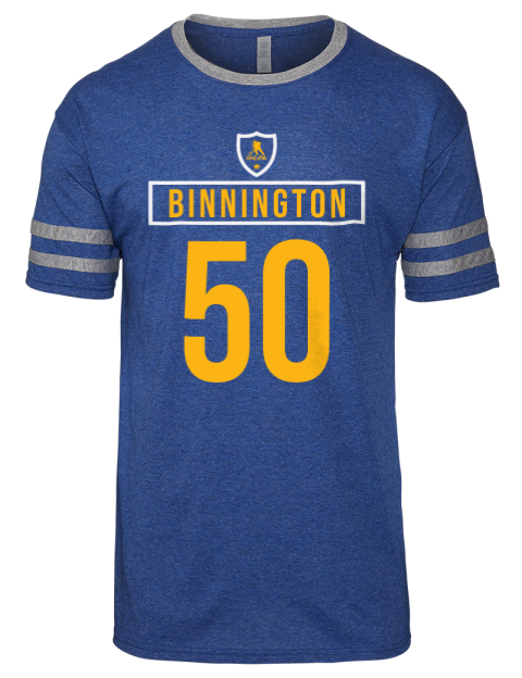 Away Jersey Jordan Binnington Men's Tri-Blend T-Shirt | Swagsta