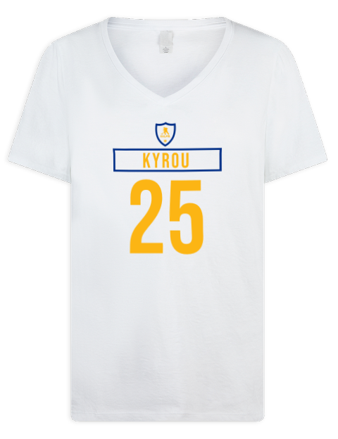 Home Jersey Jordan Kyrou Premium Ladies V-Neck T-Shirt | Swagsta