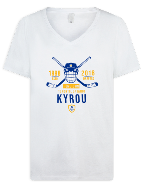 Classic Heritage Jordan Kyrou Premium Ladies V-Neck T-Shirt | Swagsta