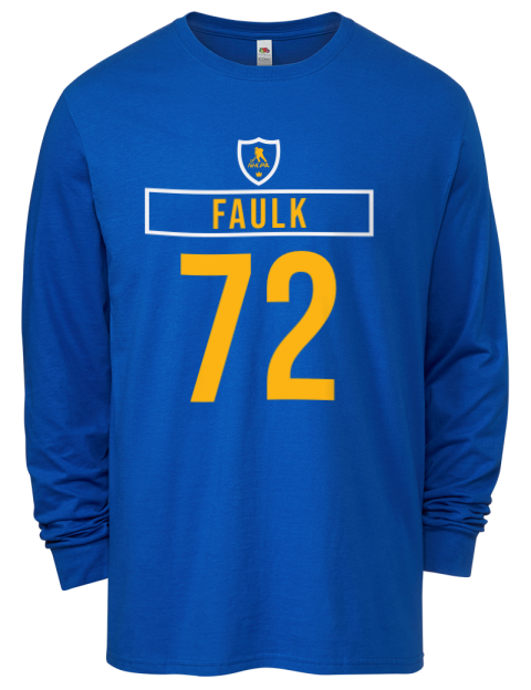Away Jersey Justin Faulk Men's Long-Sleeve T-Shirt | Swagsta