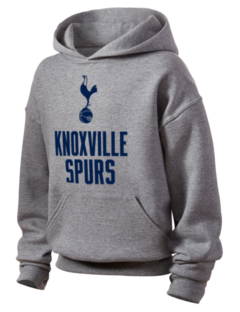 Stacked Knoxville Spurs Youth Hooded Sweatshirt | Swagsta