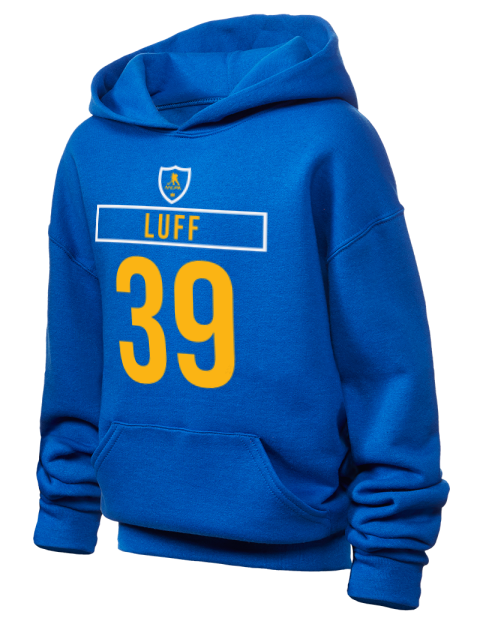 Away Jersey Matt Luff Youth Hooded Sweatshirt | Swagsta
