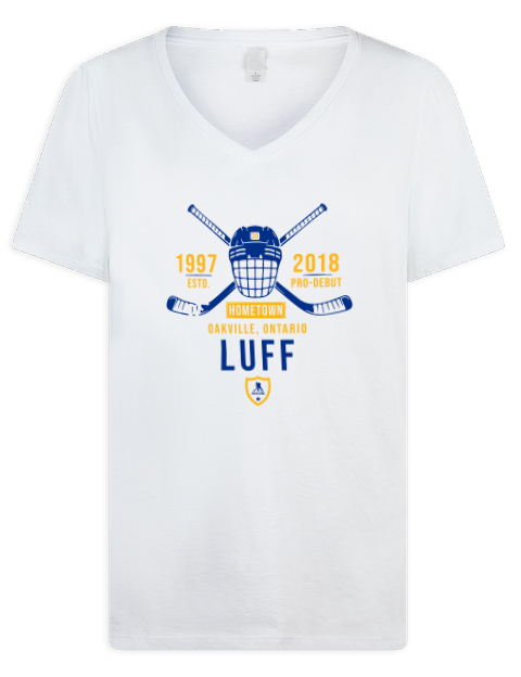 Classic Heritage Matt Luff Premium Ladies V-Neck T-Shirt | Swagsta