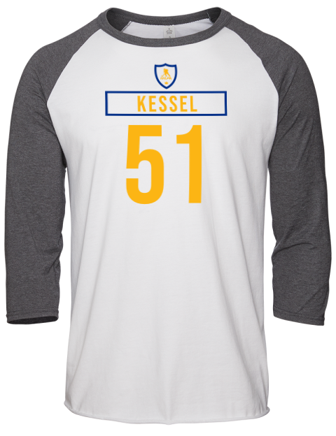Home Jersey Matthew Kessel Unisex Premium Three-Quarter Raglan T-Shirt | Swagsta
