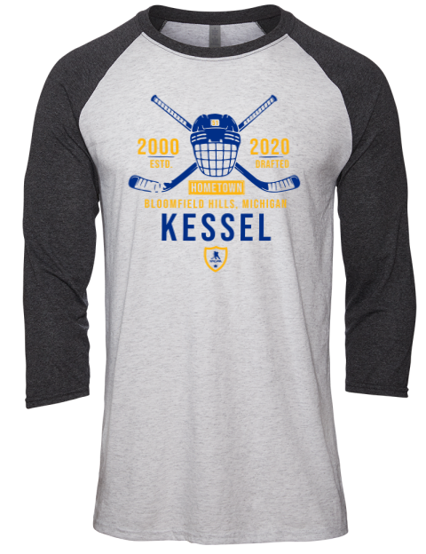 Classic Heritage Matthew Kessel Unisex Premium Three-Quarter Raglan T-Shirt | Swagsta