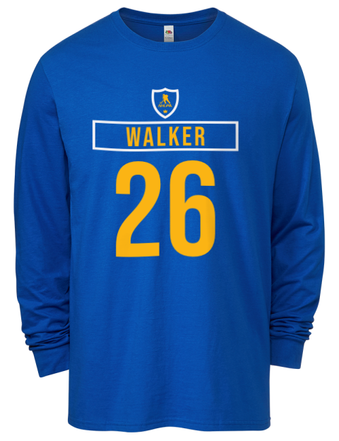Away Jersey Nathan Walker Men's Long-Sleeve T-Shirt | Swagsta