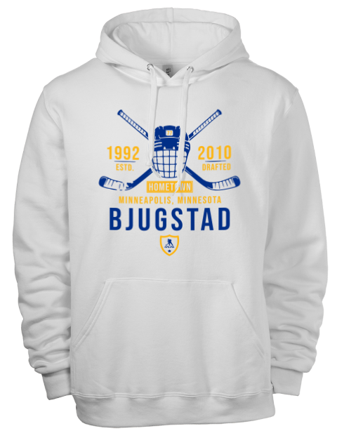 Classic Heritage Nick Bjugstad Eco Premium Unisex Hooded Sweatshirt | Swagsta