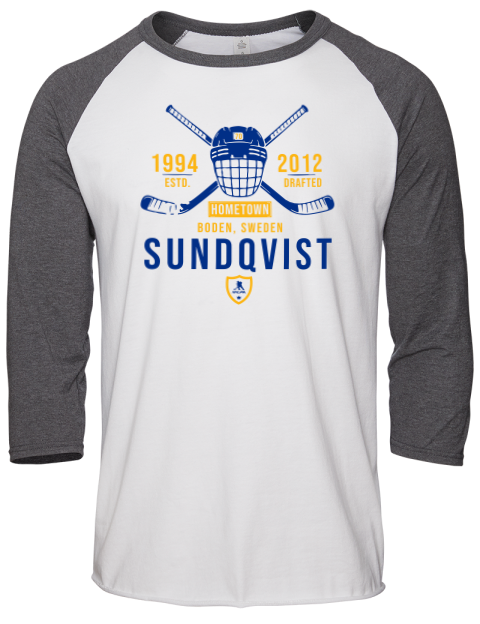 Classic Heritage Oskar Sundqvist Unisex Premium Three-Quarter Raglan T-Shirt | Swagsta
