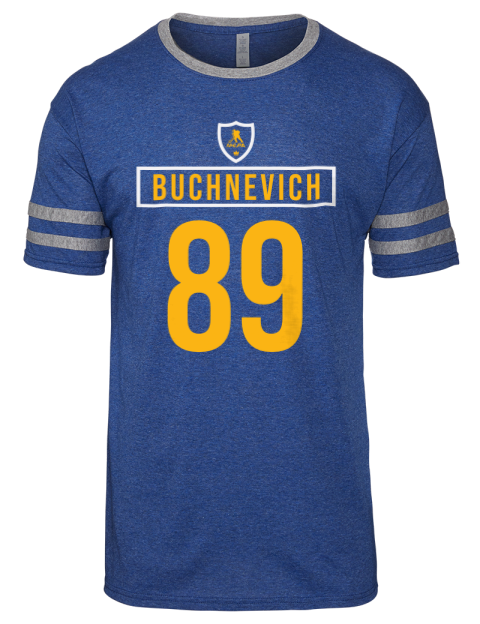 Away Jersey Pavel Buchnevich Men's Tri-Blend T-Shirt | Swagsta