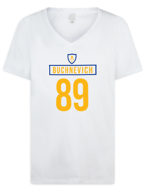 Home Jersey Pavel Buchnevich Premium Ladies V-Neck T-Shirt | Swagsta