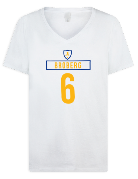 Home Jersey Philip Broberg Premium Ladies V-Neck T-Shirt | Swagsta