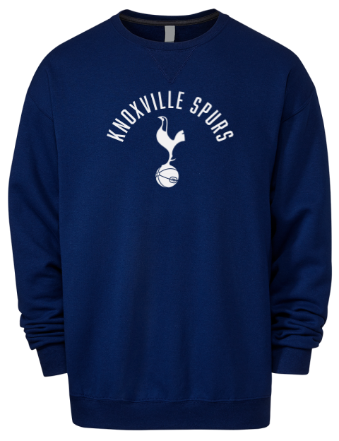 Arched Knoxville Spurs Premium Unisex Crewneck Sweatshirt | Swagsta