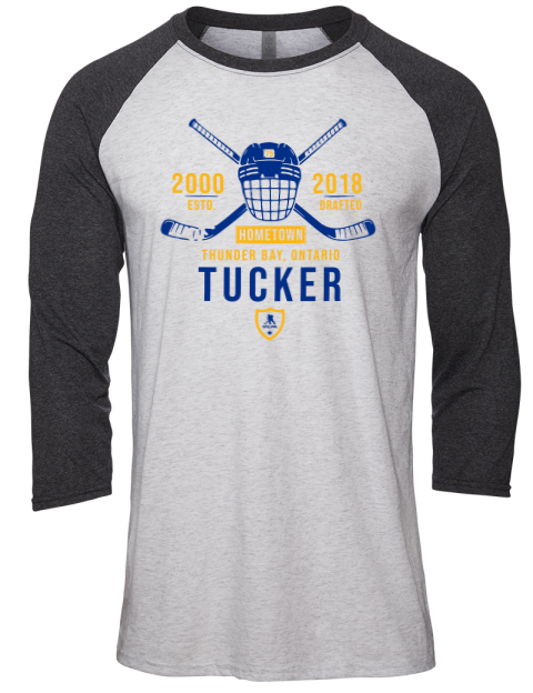 Classic Heritage Tyler Tucker Unisex Premium Three-Quarter Raglan T-Shirt | Swagsta