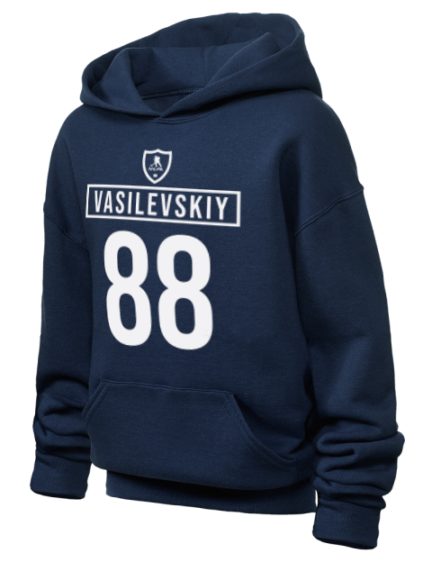 Away Jersey Andrei Vasilevskiy Youth Hooded Sweatshirt | Swagsta