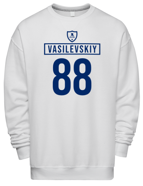 Home Jersey Andrei Vasilevskiy Premium Unisex Crewneck Sweatshirt | Swagsta