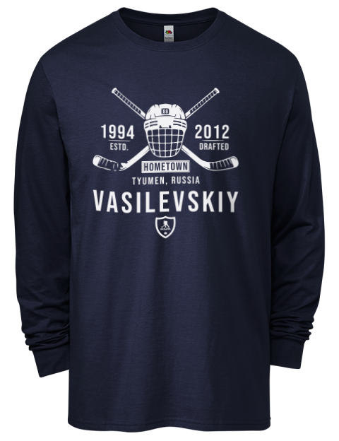 Heritage Andrei Vasilevskiy Men's Long-Sleeve T-Shirt | Swagsta