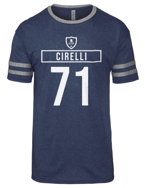 Away Jersey Anthony Cirelli Men's Tri-Blend T-Shirt | Swagsta