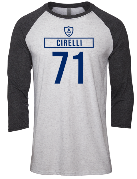 Home Jersey Anthony Cirelli Unisex Premium Three-Quarter Raglan T-Shirt | Swagsta
