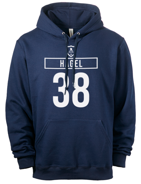 Away Jersey Brandon Hagel Eco Premium Unisex Hooded Sweatshirt | Swagsta