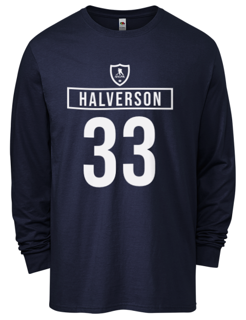 Away Jersey Brandon Halverson Men's Long-Sleeve T-Shirt | Swagsta