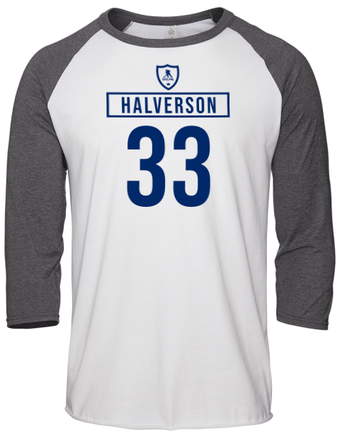 Home Jersey Brandon Halverson Unisex Premium Three-Quarter Raglan T-Shirt | Swagsta