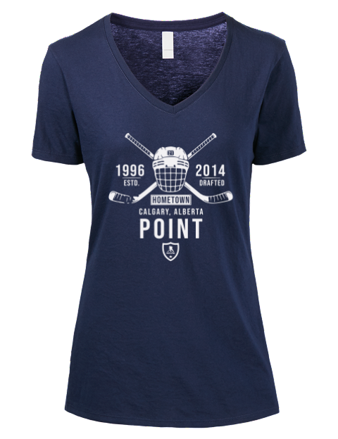 Heritage Brayden Point Premium Ladies V-Neck T-Shirt | Swagsta
