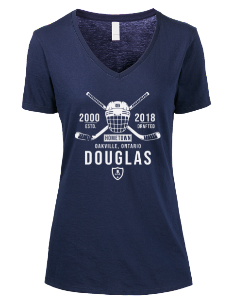 Heritage Curtis Douglas Premium Ladies V-Neck T-Shirt | Swagsta