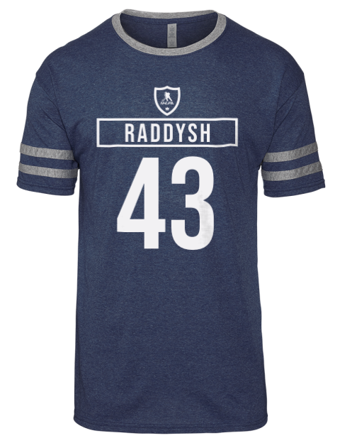 Away Jersey Darren Raddysh Men's Tri-Blend T-Shirt | Swagsta