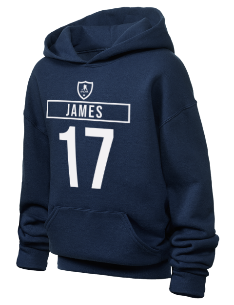 Away Jersey Dominic James Youth Hooded Sweatshirt | Swagsta