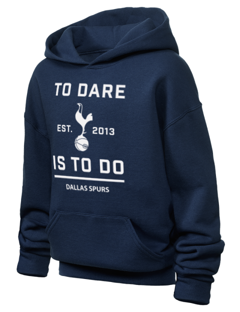 To Dare Is To Do Dallas Spurs Youth Hooded Sweatshirt | Swagsta