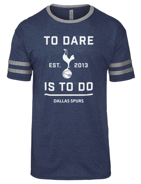 To Dare Is To Do Dallas Spurs Men's Tri-Blend T-Shirt | Swagsta