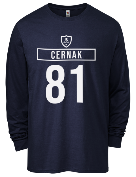 Away Jersey Erik Cernak Men's Long-Sleeve T-Shirt | Swagsta