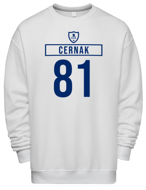 Home Jersey Erik Cernak Premium Unisex Crewneck Sweatshirt | Swagsta