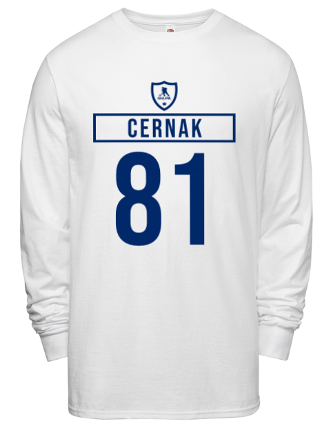 Home Jersey Erik Cernak Men's Long-Sleeve T-Shirt | Swagsta