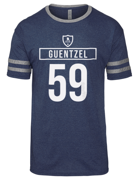 Away Jersey Jake Guentzel Men's Tri-Blend T-Shirt | Swagsta
