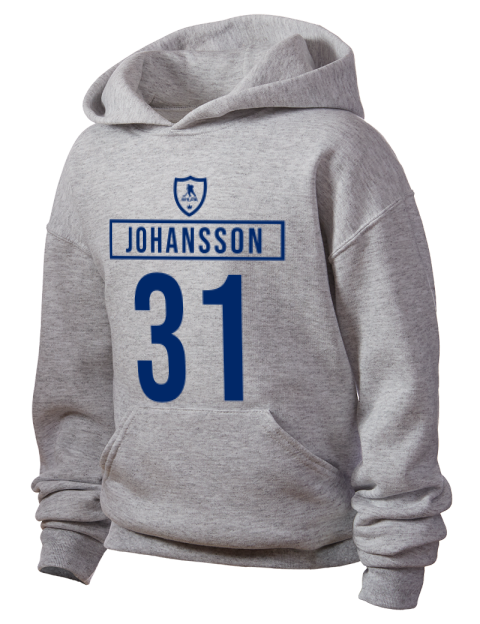 Home Jersey Jonas Johansson Youth Hooded Sweatshirt | Swagsta