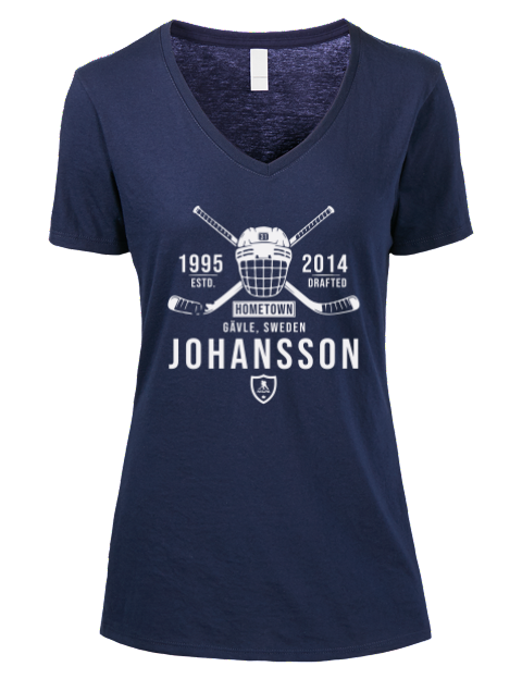 Heritage Jonas Johansson Premium Ladies V-Neck T-Shirt | Swagsta