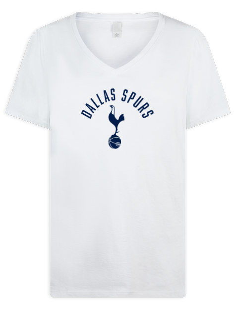 Classic Dallas Spurs Premium Ladies V-Neck T-Shirt | Swagsta