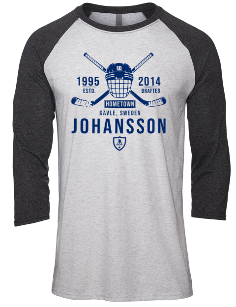 Classic Heritage Jonas Johansson Unisex Premium Three-Quarter Raglan T-Shirt | Swagsta