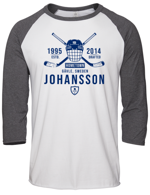 Classic Heritage Jonas Johansson Unisex Premium Three-Quarter Raglan T-Shirt | Swagsta