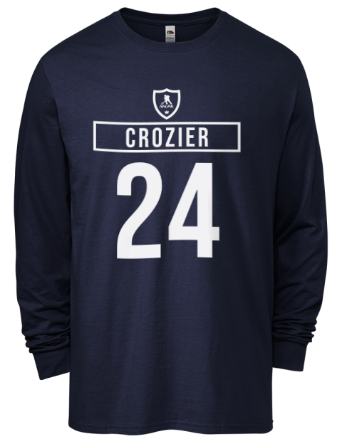 Away Jersey Max Crozier Men's Long-Sleeve T-Shirt | Swagsta