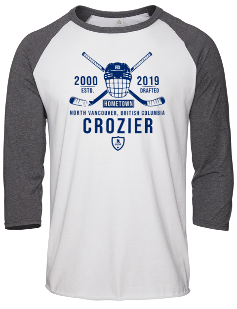 Classic Heritage Max Crozier Unisex Premium Three-Quarter Raglan T-Shirt | Swagsta