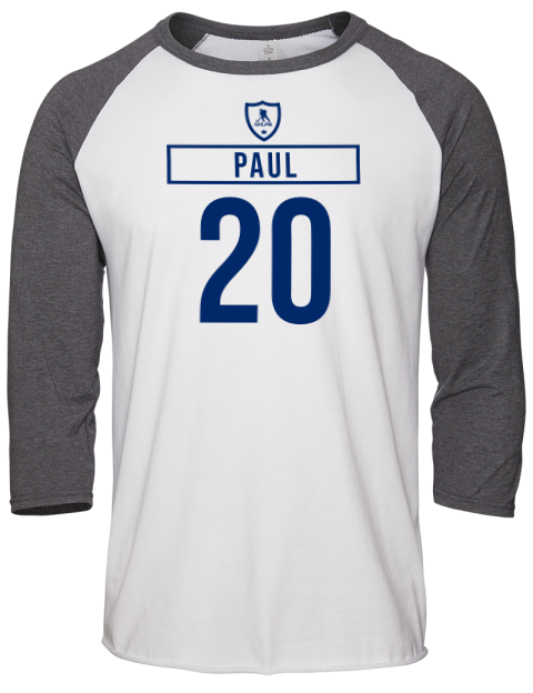 Home Jersey Nicholas Paul Unisex Premium Three-Quarter Raglan T-Shirt | Swagsta
