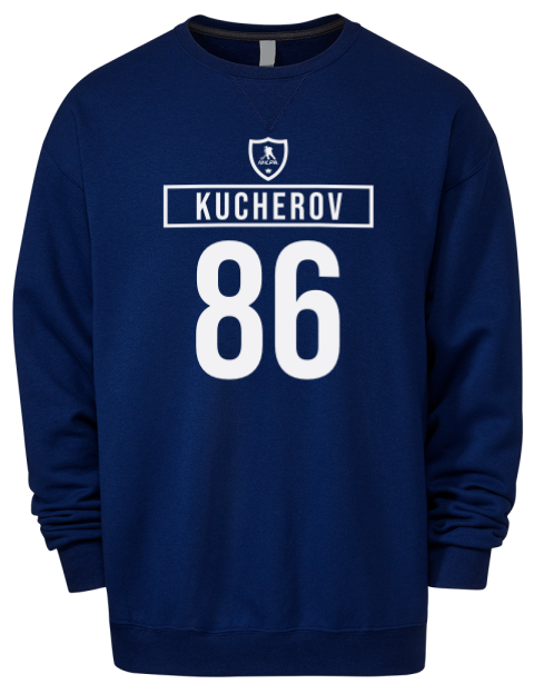 Away Jersey Nikita Kucherov Premium Unisex Crewneck Sweatshirt | Swagsta