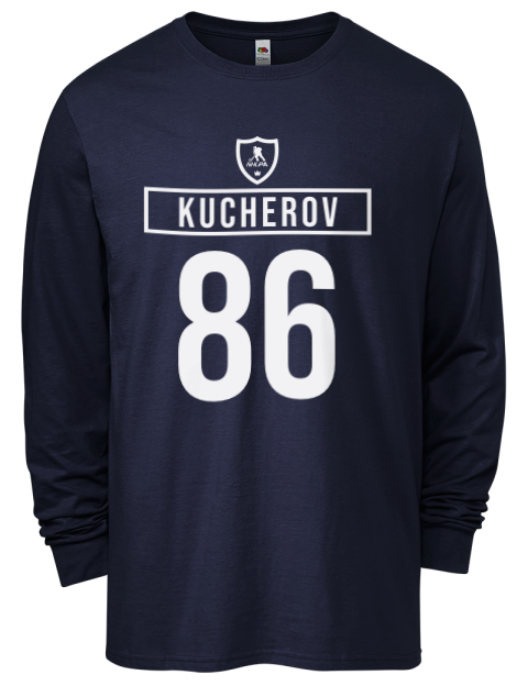 Away Jersey Nikita Kucherov Men's Long-Sleeve T-Shirt | Swagsta