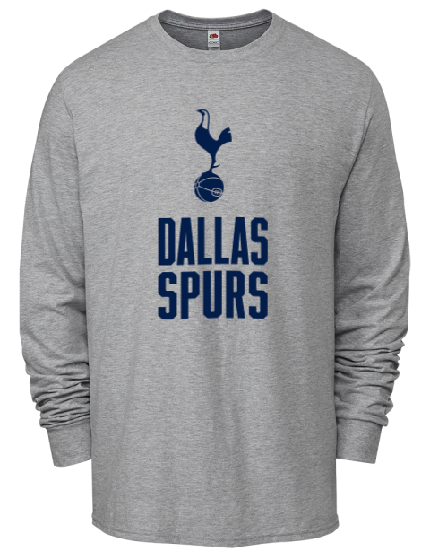 Stacked Dallas Spurs Men's Long-Sleeve T-Shirt | Swagsta